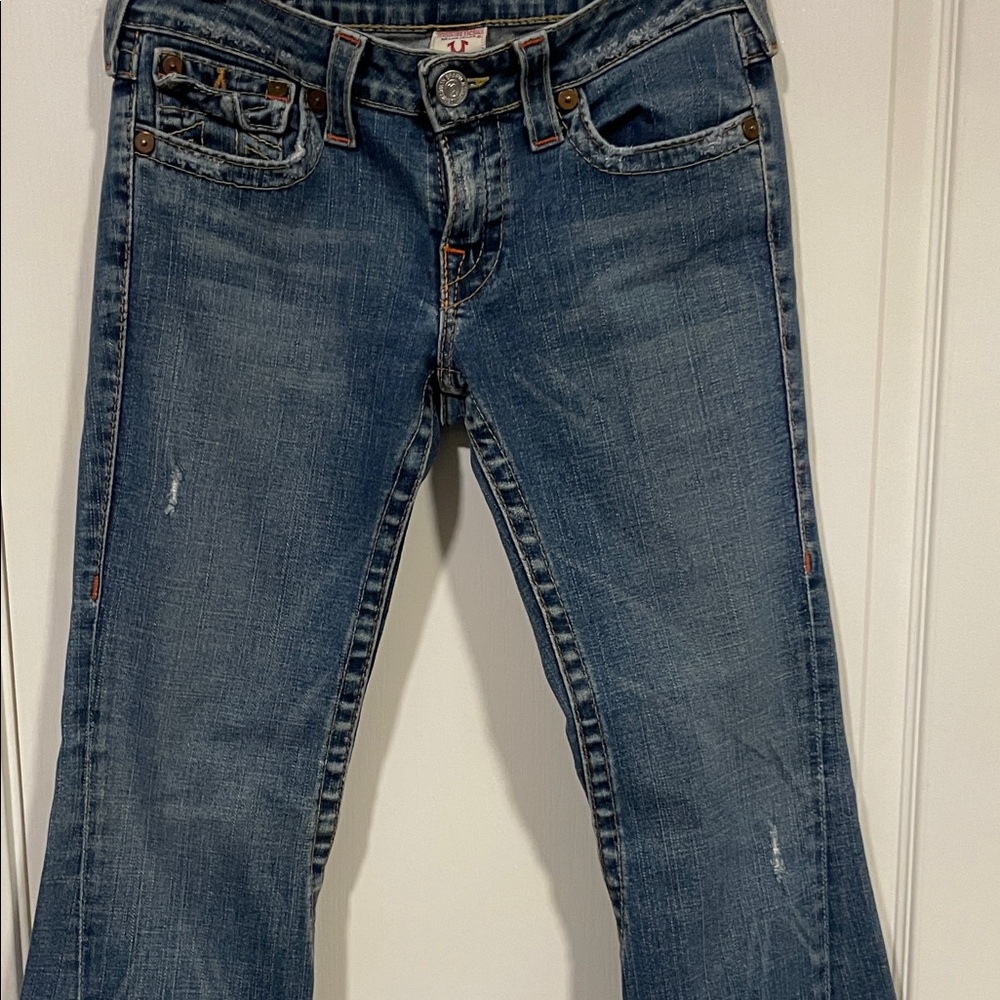 True Religion Joey Classic Blue Women's Jeans - Picture 3 of 9